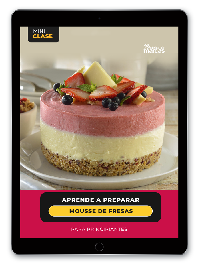 Receta de como hacer mousse de fresas